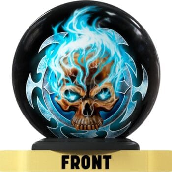 OTB Flaming Blue Skull